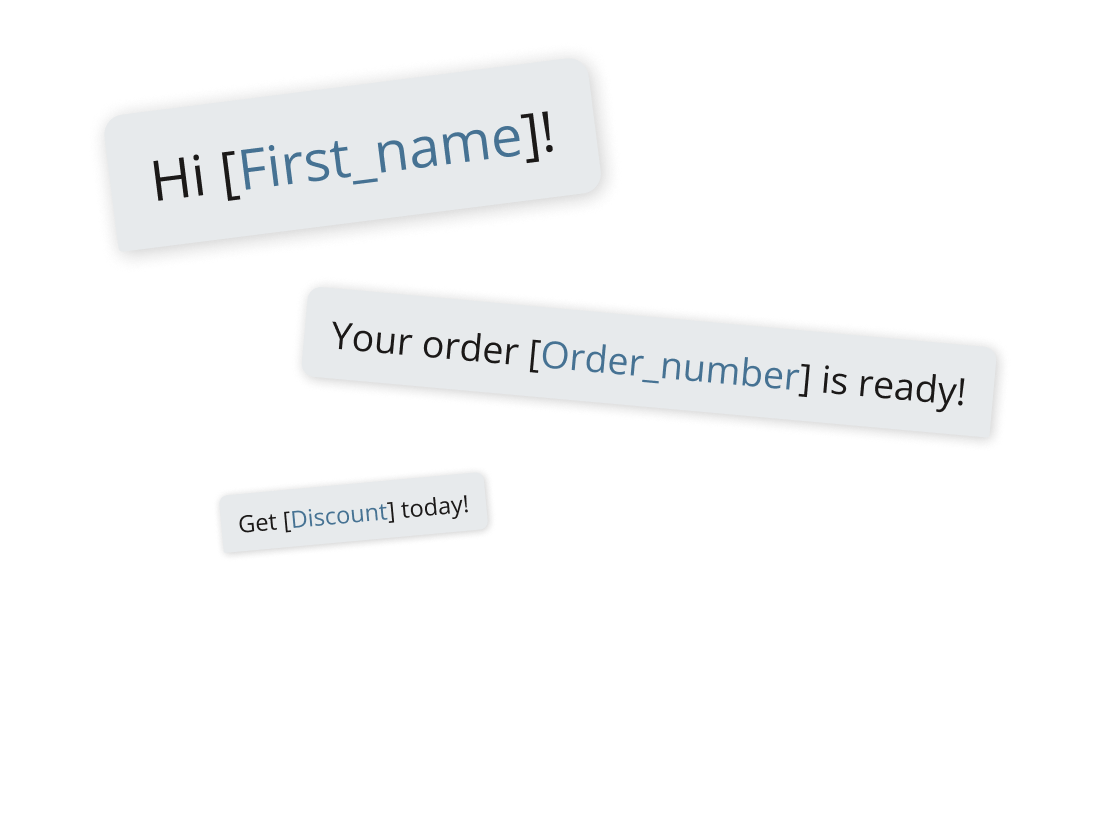 Personalisation variables color3