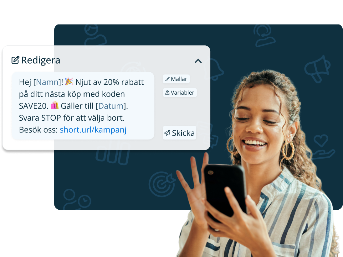 Kundkommunikation via webbverktyget