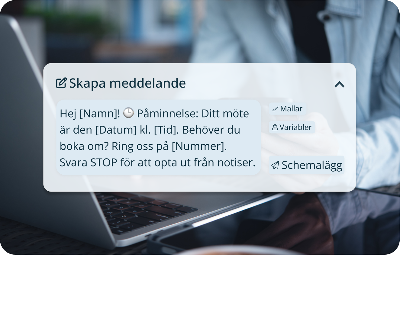 Webbverktyg för meddelanden