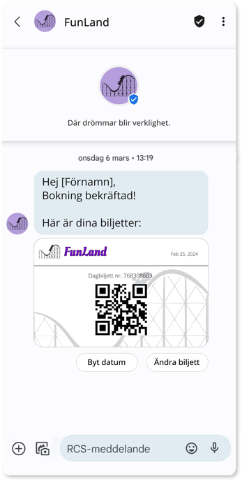 Kundservice RCS use case