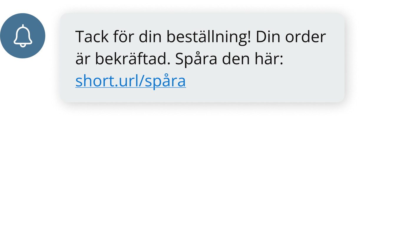 SMS-Bekräftelse